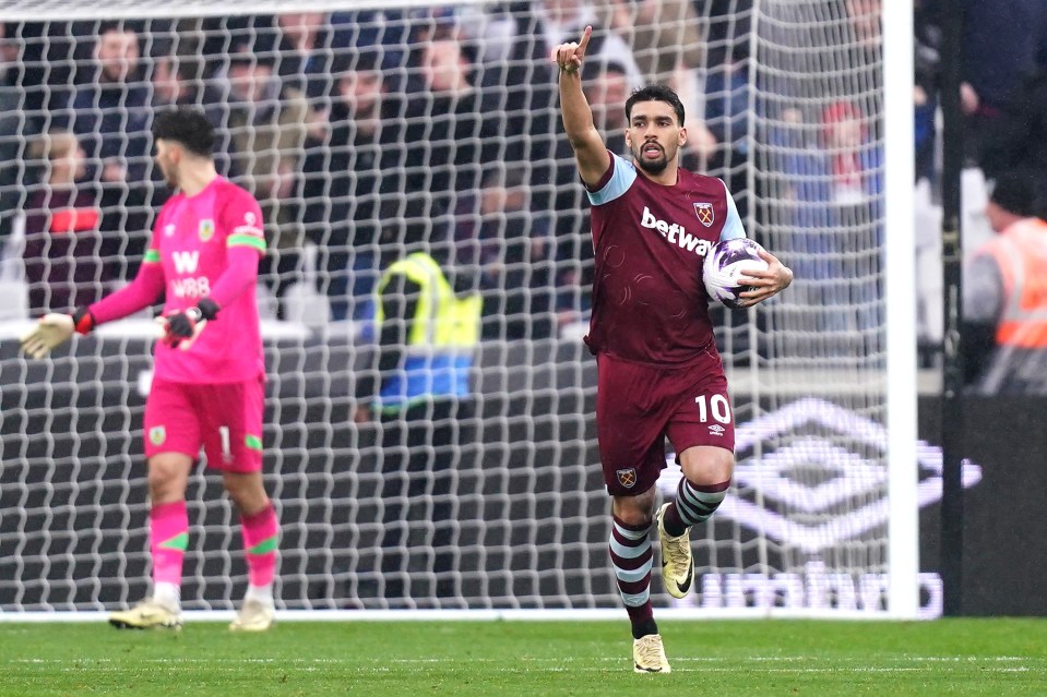 Lucas Paqueta pulled one back just after half-time