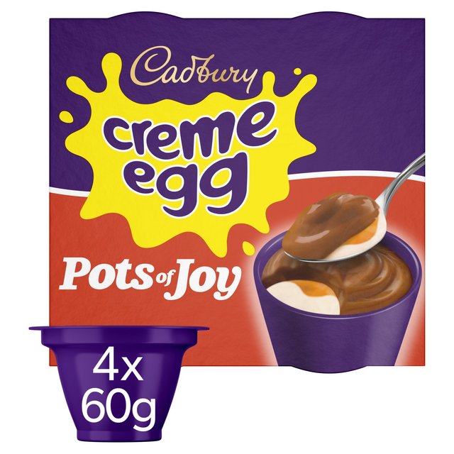 Creme Egg Pots Of Joy, £1.50 for four at Morrisons