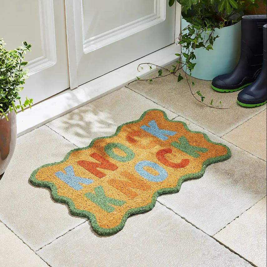 Welcoming mat from Dunelm, £6