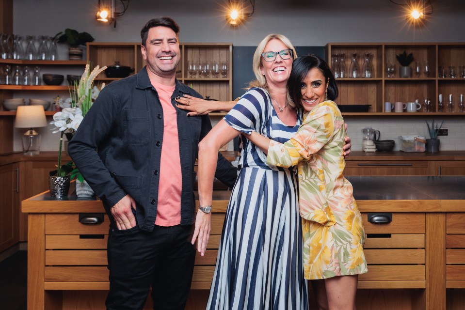 Chris Bavin, Julie Ashfield and Anita Rani