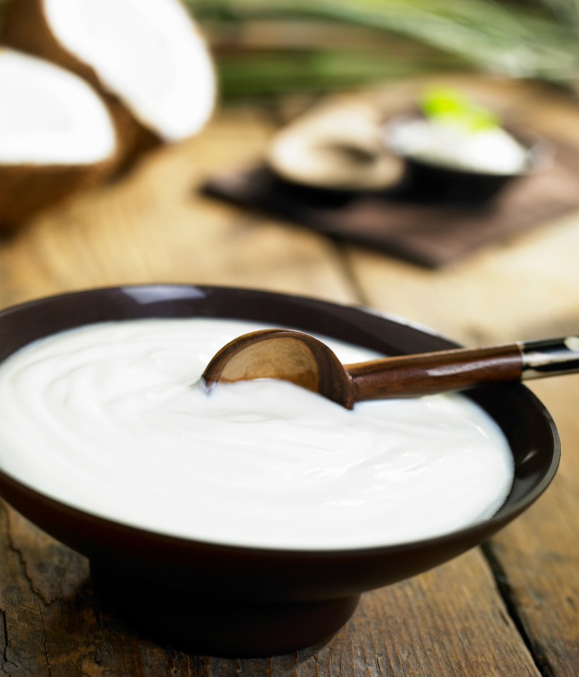 Full-fat plain Greek or natural yoghurt offer higher protein and lower sugar than low-fat pots