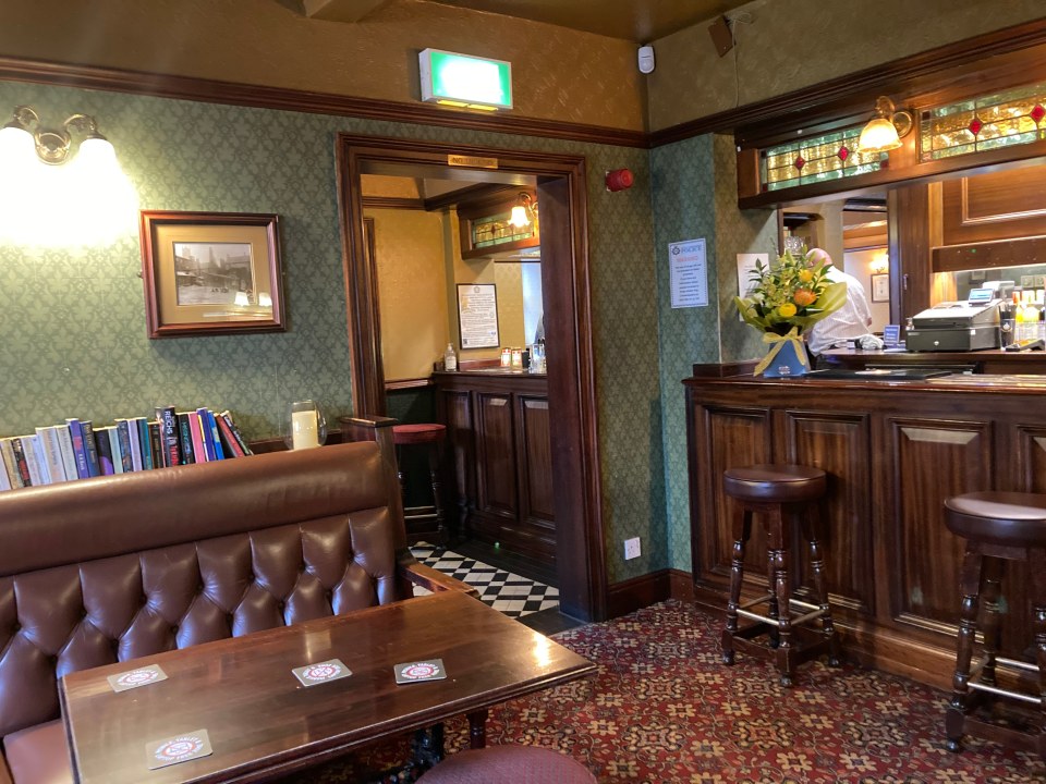 The Commercial Hotel in Huddersfield town centre during a quiet afternoon