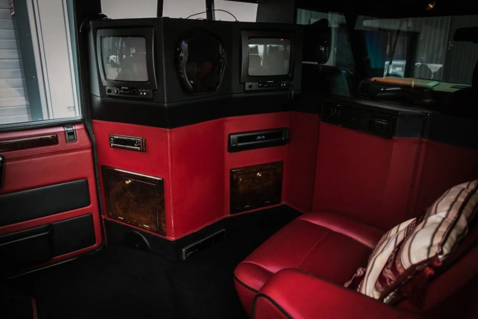 The interior was the height of luxury in the '90s