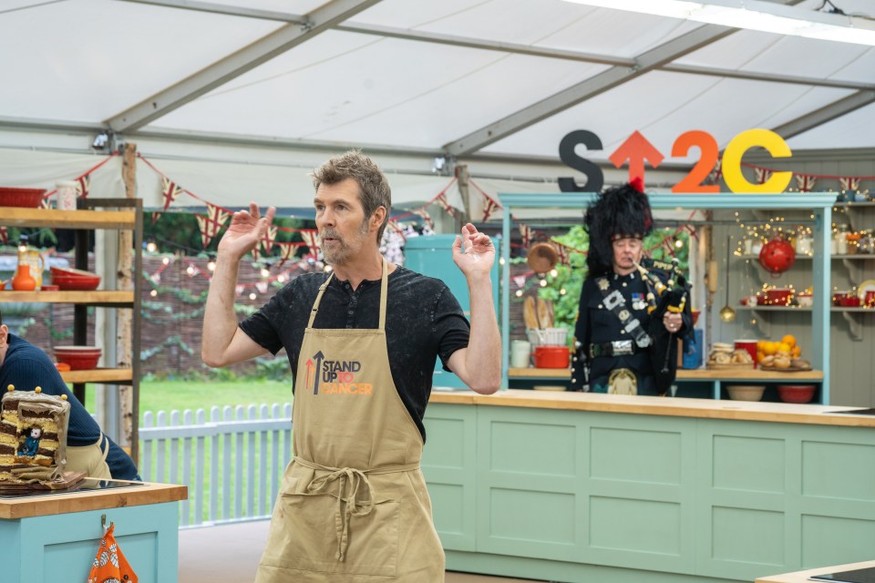 Rhod Gilbert appeared on Celebrity Bake Off tonight