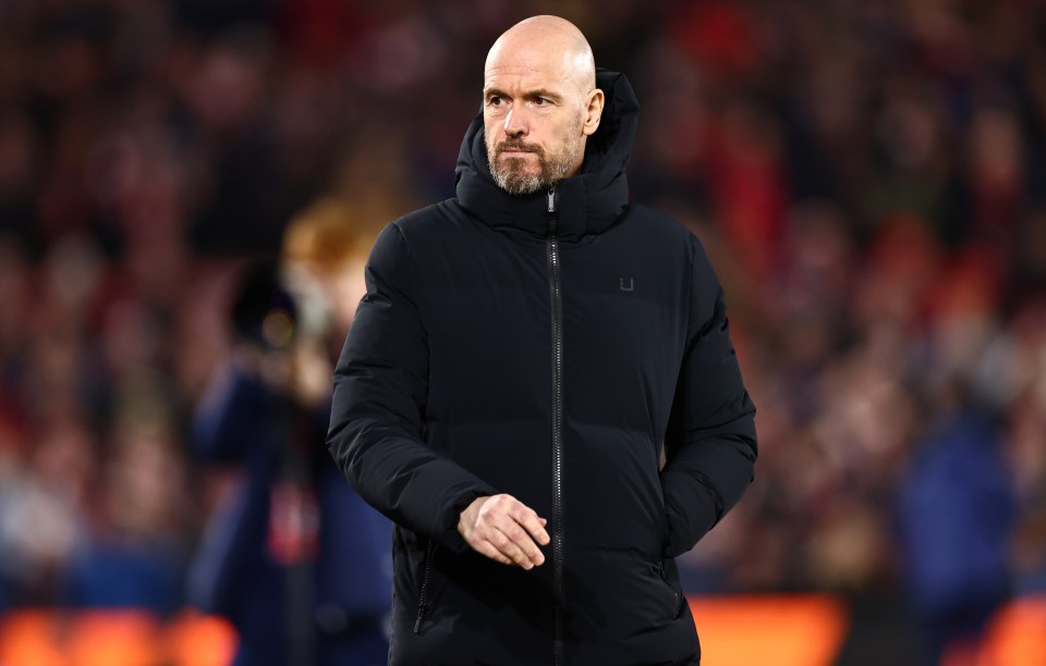 Ten Hag is under pressure amid a dismal second season at Old Trafford