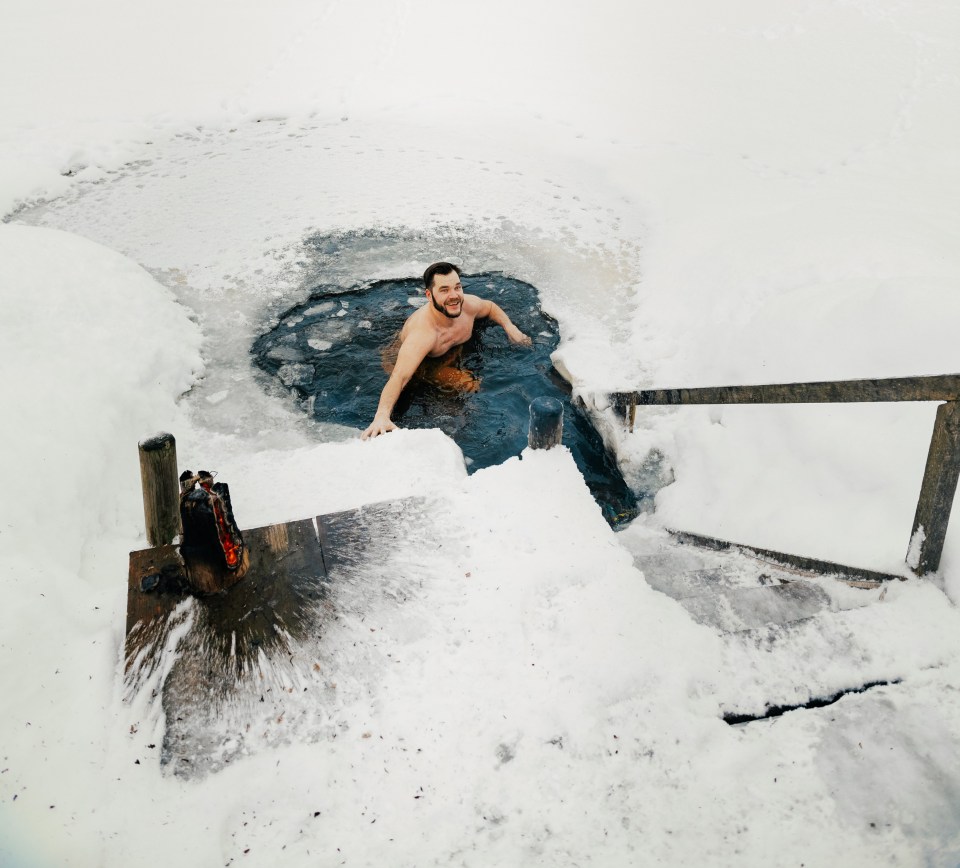 Take a cold dip in an ice bath