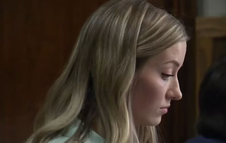 McKenna Kindred, 25, sobs in court after pleading guilty to sexual misconduct and communication with a minor