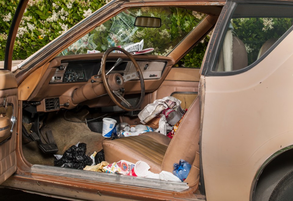 Some drivers leave rubbish all through their motors