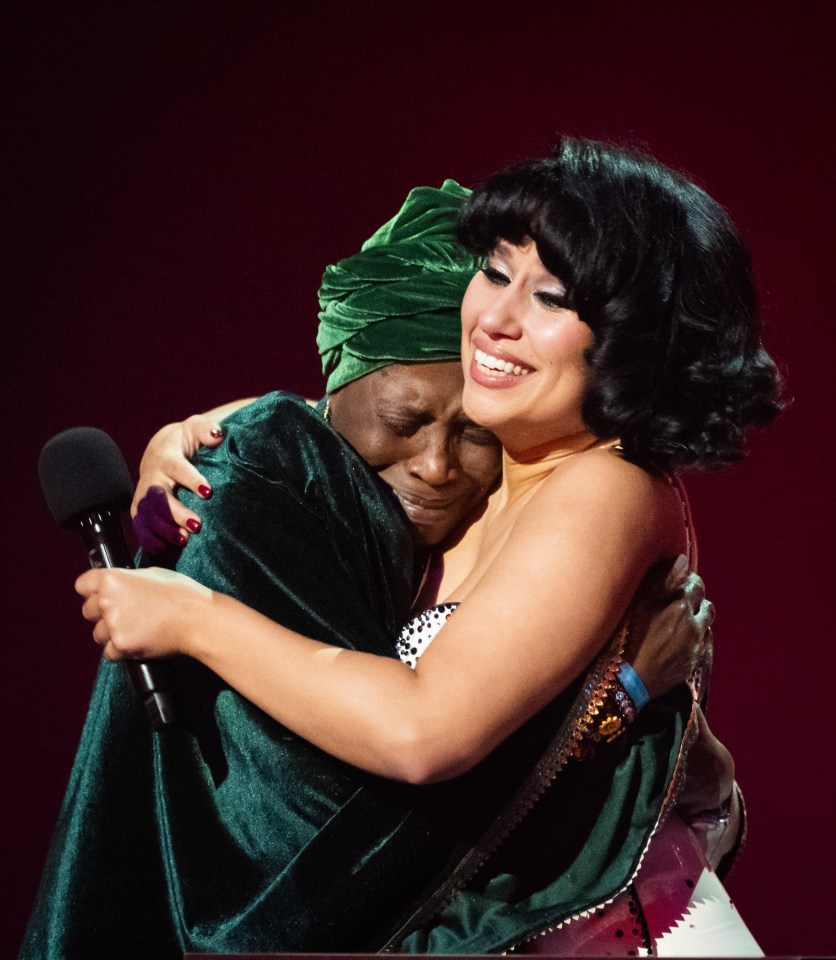 Raye brought her grandmother Agatha Dawson on stage after winning Album Of The Year at the Brit Awards