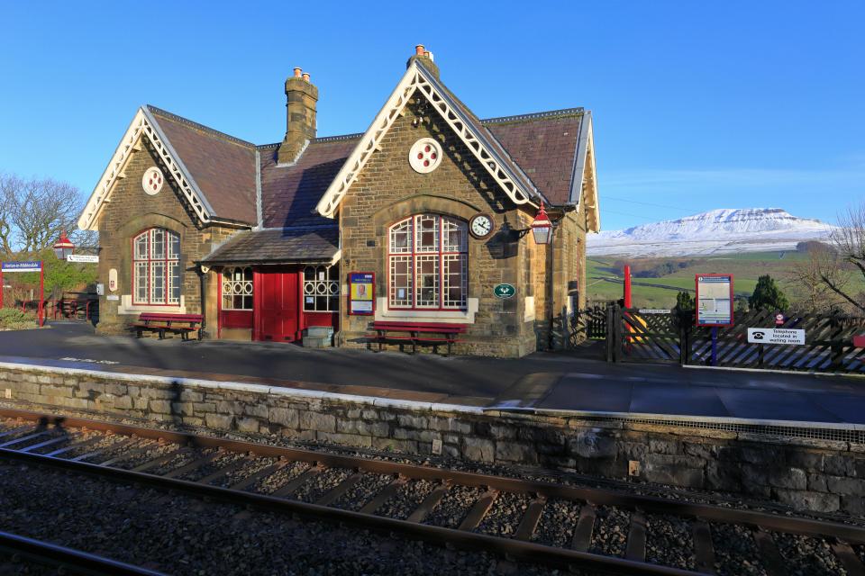 The train stations along the route have been labelled as "sweet"