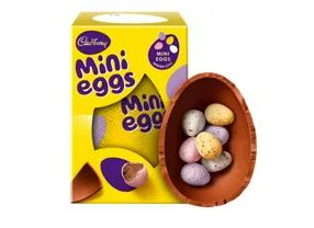 Cadbury Mini Eggs 97g Easter Eggs are also 60p at Asda