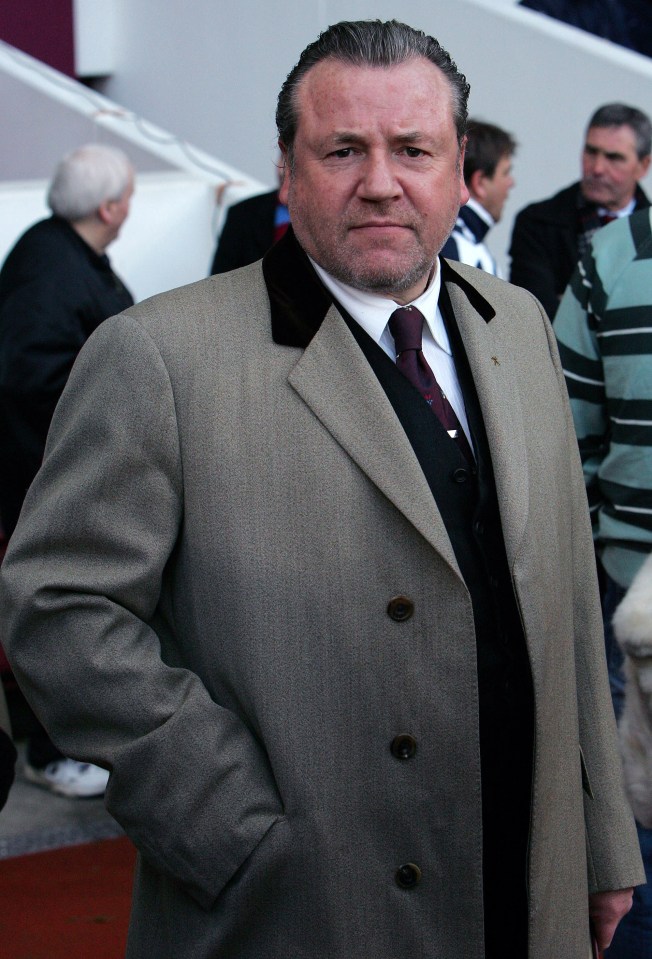 Ray Winstone is a regular at West Ham and has been a fan since he was a kid