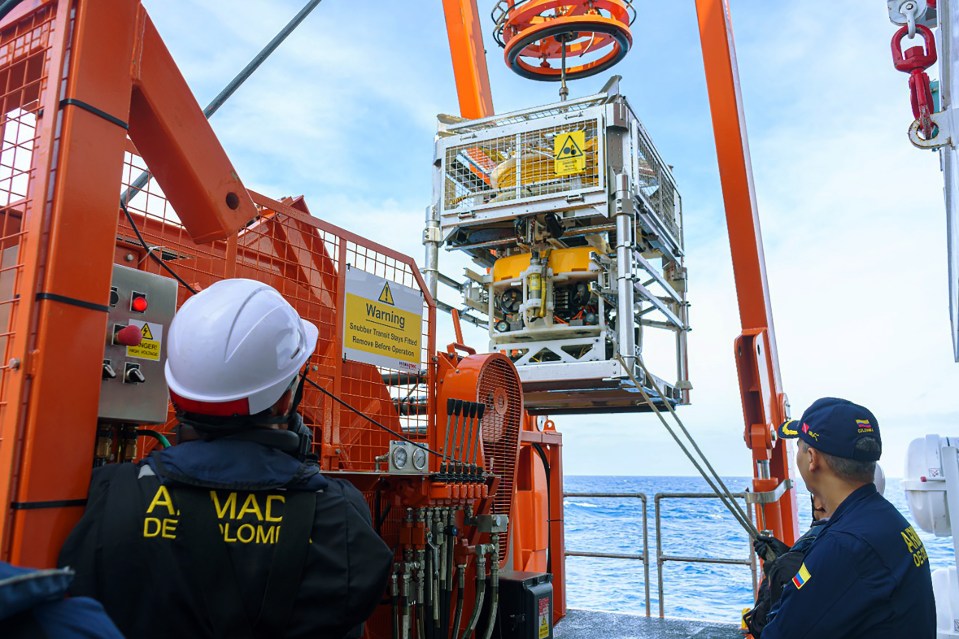 An underwater robot is going to be deployed to start salvaging the artefacts on the legendary shipwreck