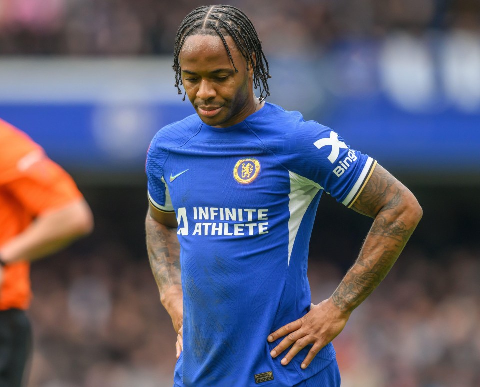 Raheem Sterling was booed by his own fans at Stamford Bridge on Sunday