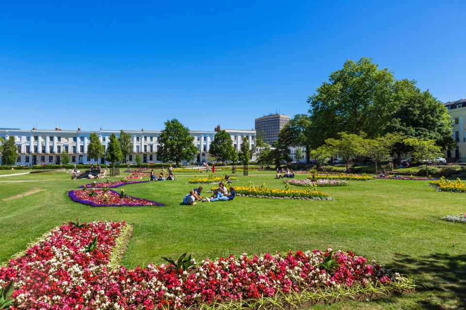 Imperial Square gardens in Cheltenham