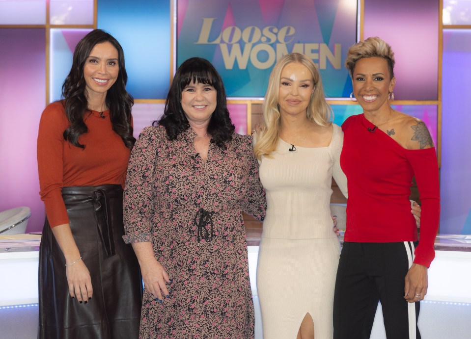 Katie Piper, centre right, and Kelly Holmes, far right, are other recent additions