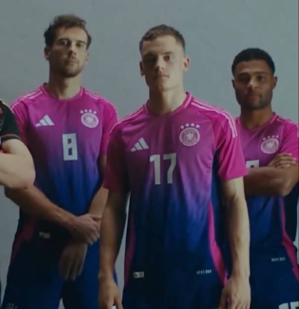 Germany's stars have posed in the vibrant kit