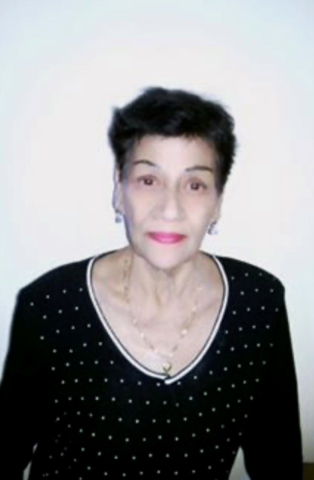 Myra Coutinho-Lopez, 82, died after she was shoved to the ground in a bank