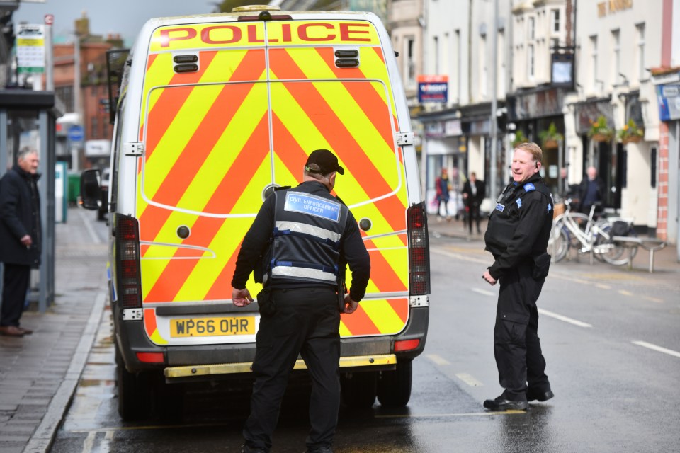 Police move in to patrol the high street