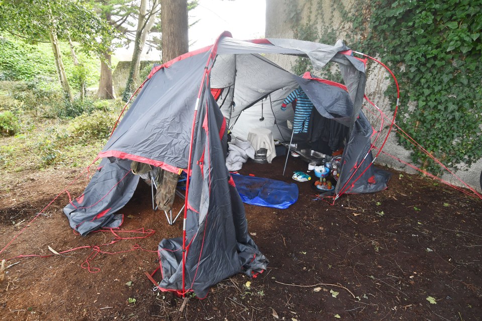 Some local homeless residents have had their tents slashed