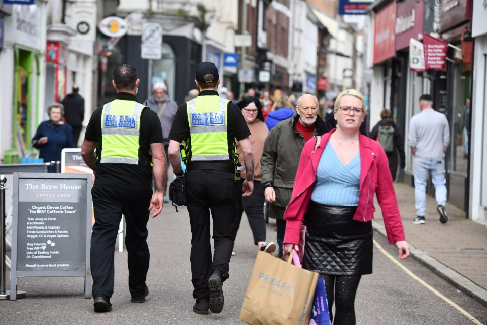 Barnstaple introduced street marshals in 2022