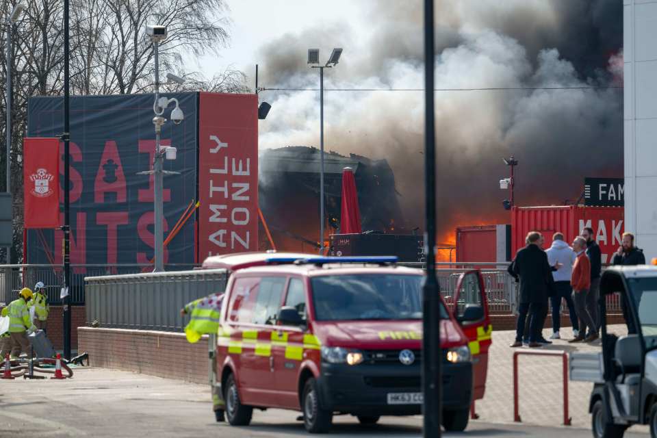 An emergency cordon was placed around St Mary's