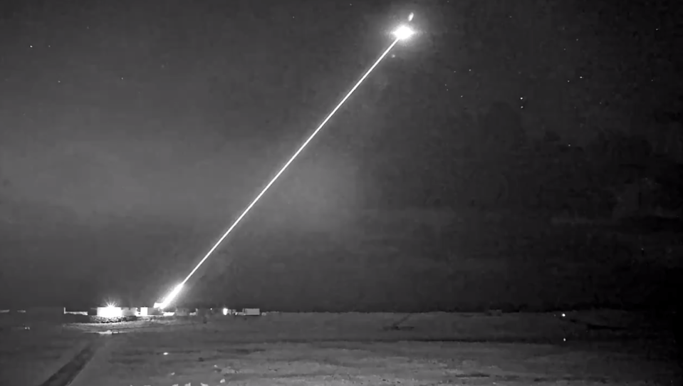 The Ministry of Defence have released declassified footage of its military laser