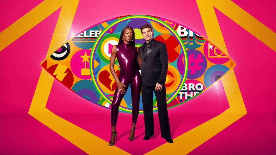 First image of hosts AJ Odudu and Will Best ahead of the return of Celebrity Big Brother.