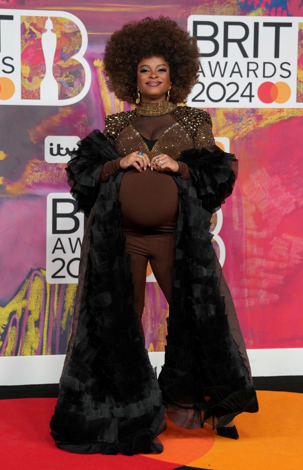 Pregnant Fleur East wowed fans at the Brit Awards 2024