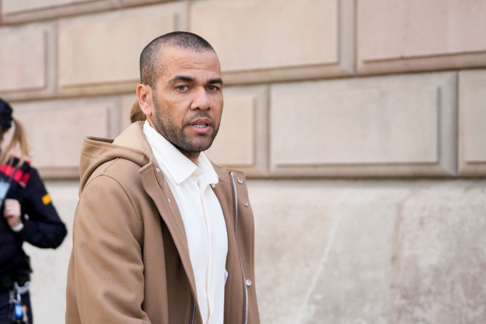 Alves appealed his conviction and walked free from prison last Monday