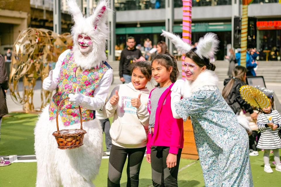 Take the family to the Rainbow Hoppy Easter Event at Castle Square in Elephant and Castle