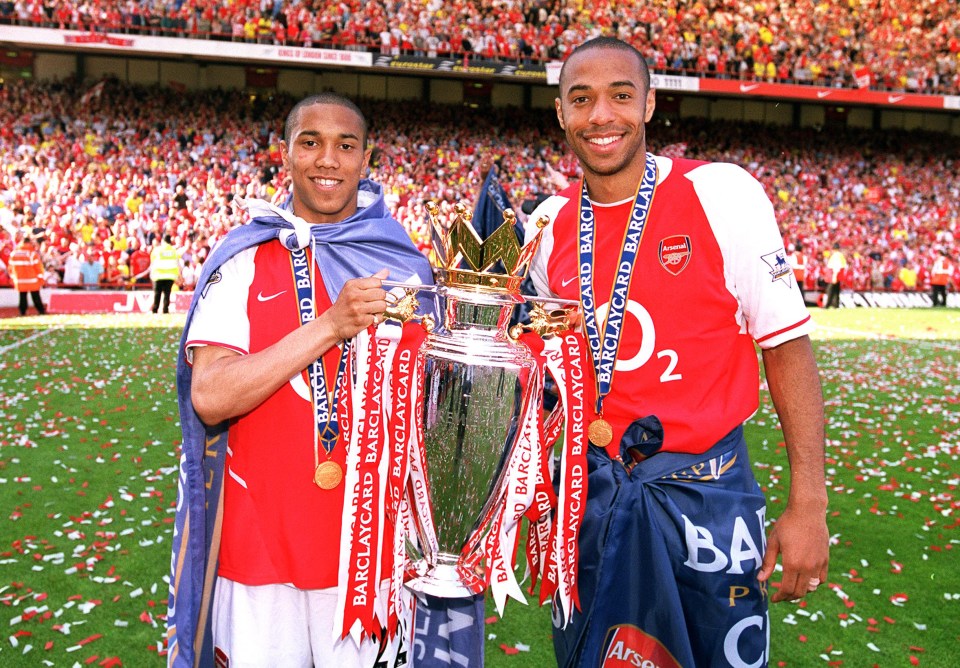 Henry and Clichy spent four years together at Arsenal and won the Invincibles title