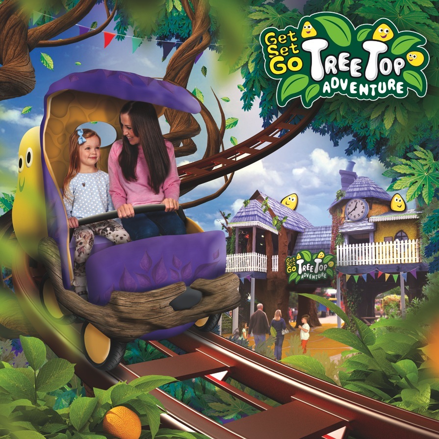 Alton towers' Get Set Go Tree top Adventure is the perfect ride for your little ones