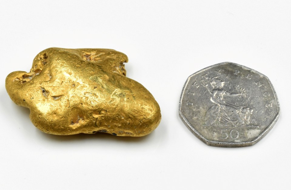 It is the largest gold nugget ever found in England