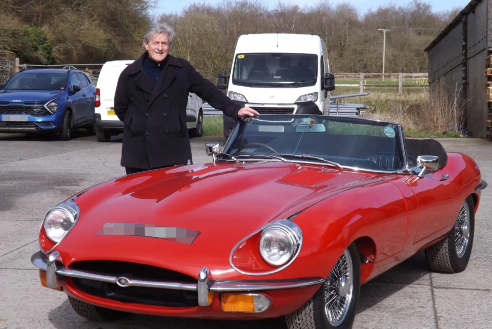 Corrie star Nigel Havers is being forced to sell his beloved Jaguar E-Type