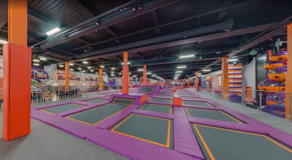 Even if the weather is bad, there are other indoor activities such as a trampoline park