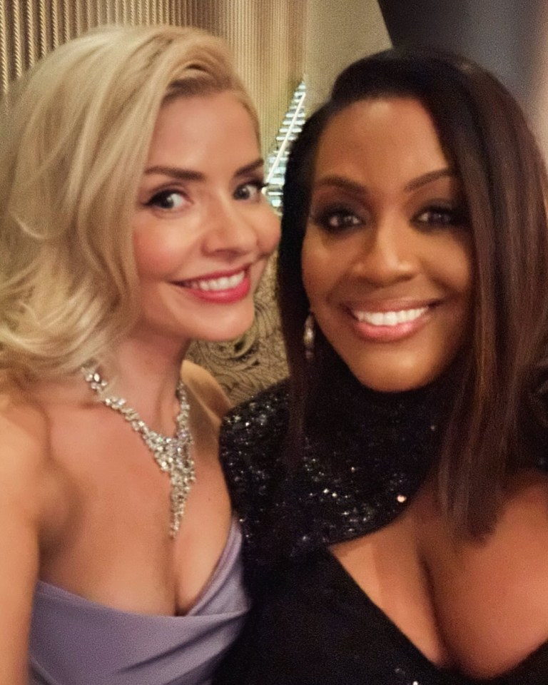 Holly Willoughby and Alison at the NTAs