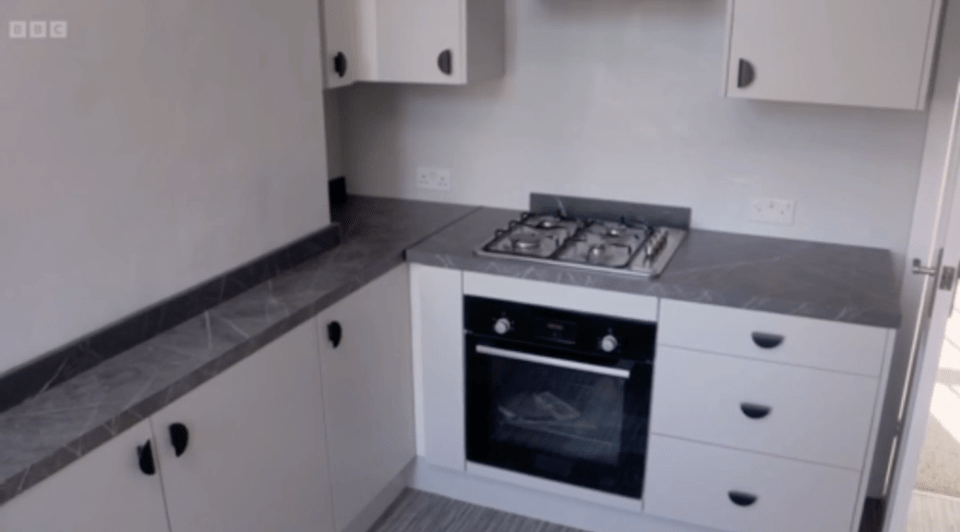 The sportsman-turned-presenter was left stunned at the kitchen makeover