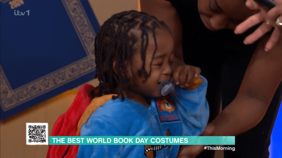 Things went south during a World Book Day segment