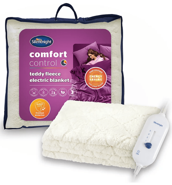 Asda is selling a teddy fleece electric blanket for £15 in one of its stores