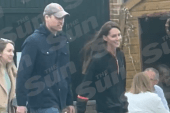 Princess Kate beamed as she sported an England Rugby hoodie on her farm shop trip