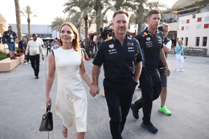 Geri Halliwell will be behind her man Christian Horner again this weekend