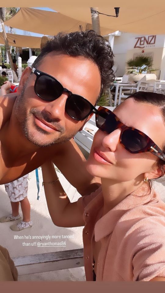 Ryan Thomas and fiancee Lucy Mecklenburgh are enjoying some down-time in sun-soaked Dubai