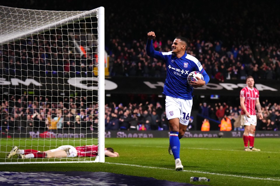 Ipswich Town’s Ali Al-Hamadi helped them come from behind to beat Bristol City