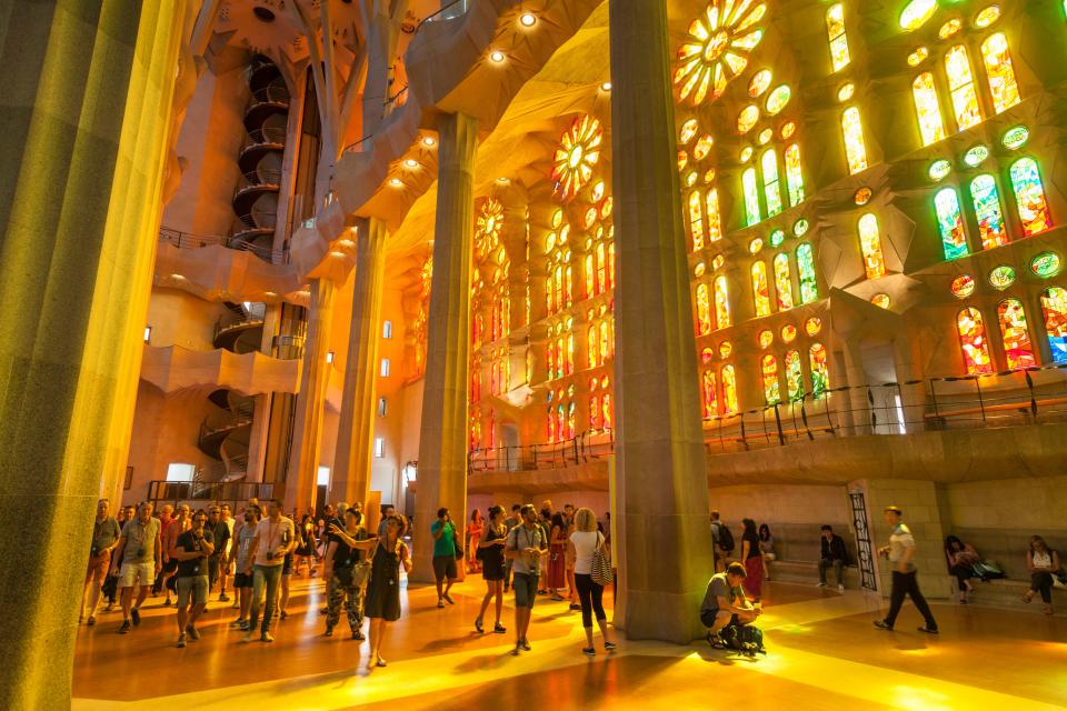 Guests can currently visit parts of the huge church