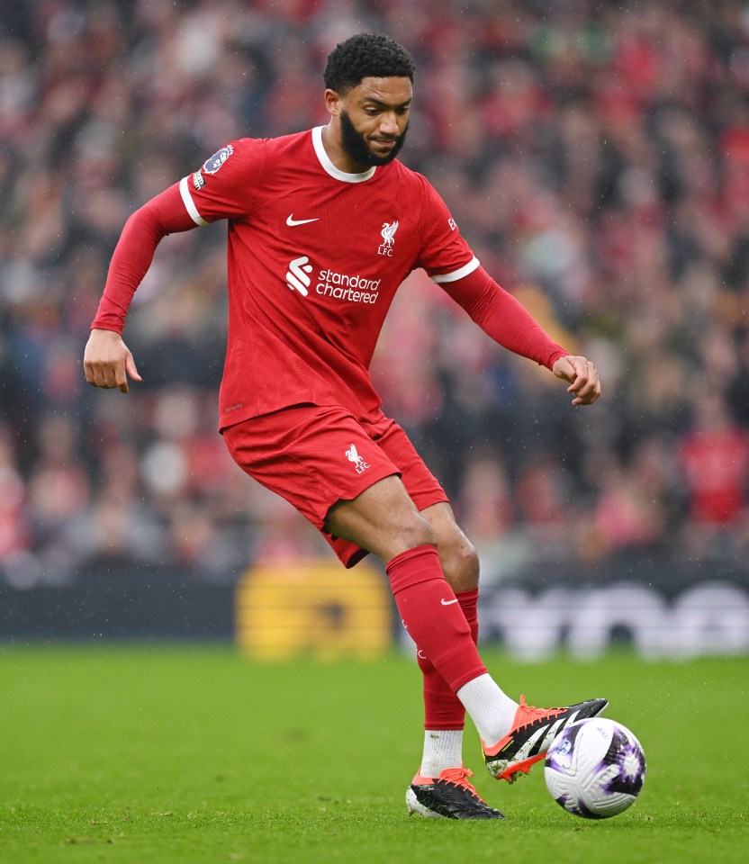 Liverpool's Joe Gomez is set for an England comeback