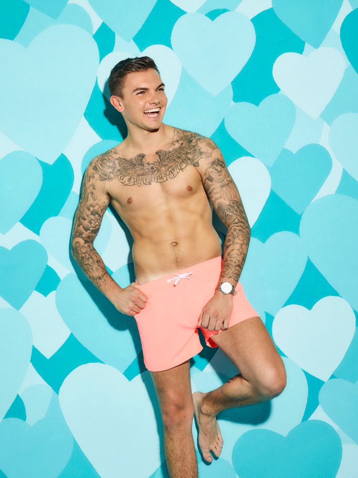 He found fame on the 2017 edition of Love Island