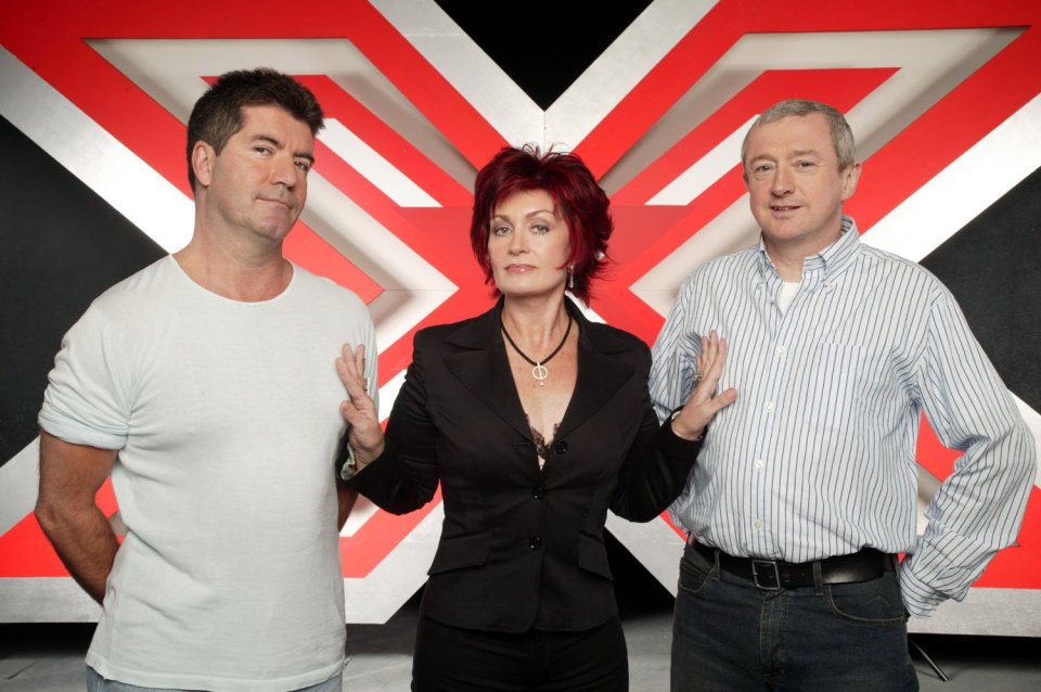 Sharon Osbourne and Louis Walsh worked with Simon Cowell on The X Factor