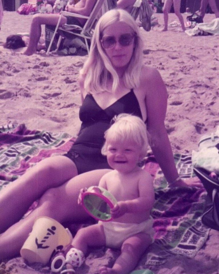 Katie Piper shared childhood throwbacks with her mum