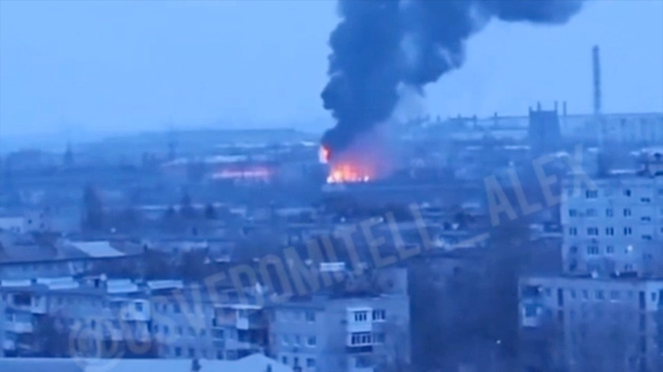 A major energy facility in Kharkiv was hit in the wave of strikes